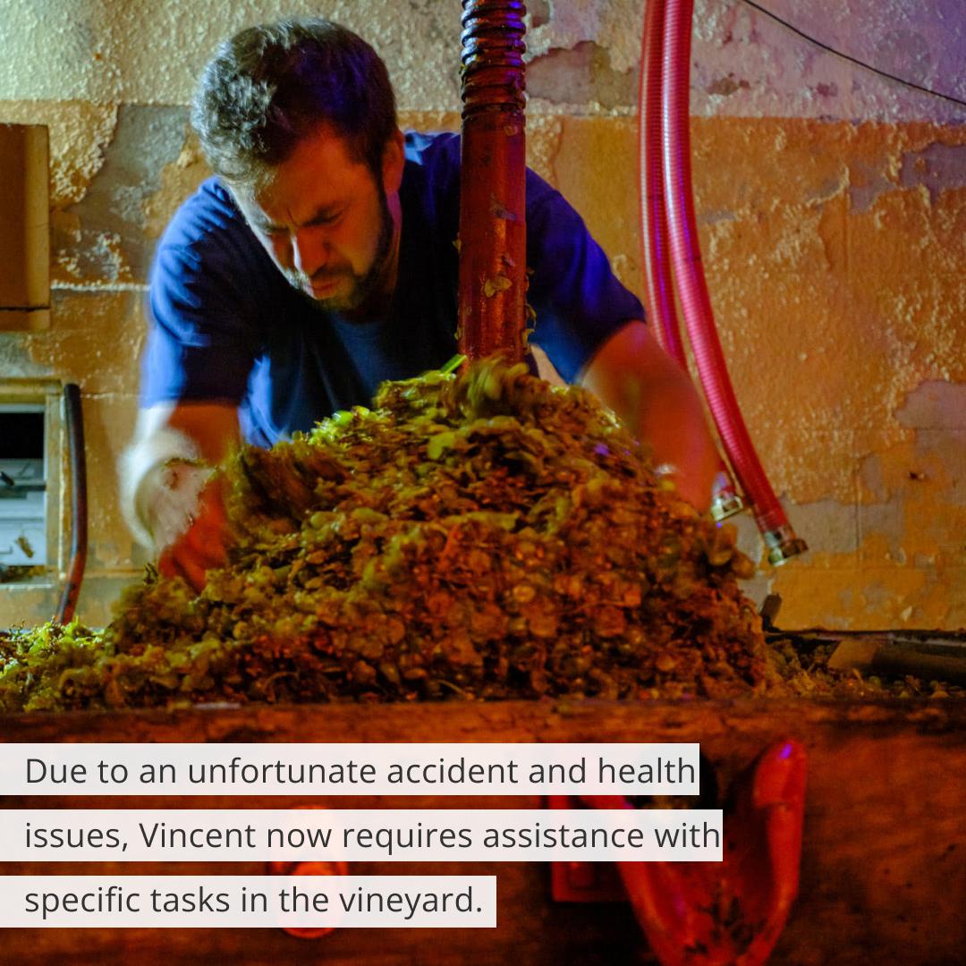 Vincent Larcelet, a dedicated winemaker in Alsace, realized his dream in 2020 by cultivating a hectare of vineyards with passion and commitment. His natural winemaking approach, earning his wines the Vincent Larcelet, a dedicated winemaker in Alsace, realized his dream in 2020 by cultivating a hectare of vineyards with passion and commitment. His natural winemaking approach, earning his wines the