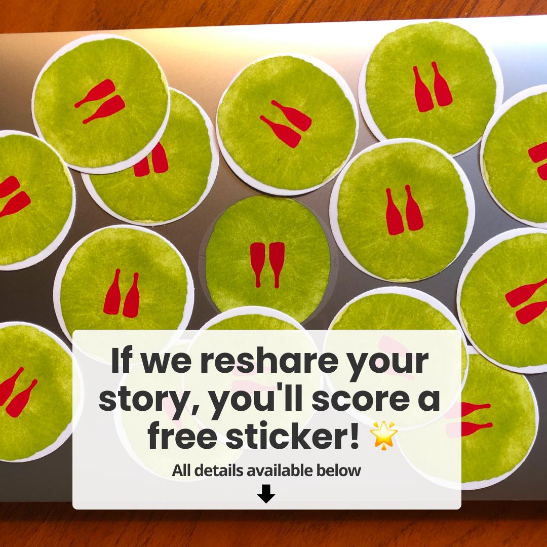 Win a free Raisin laptop sticker!! 🎉
