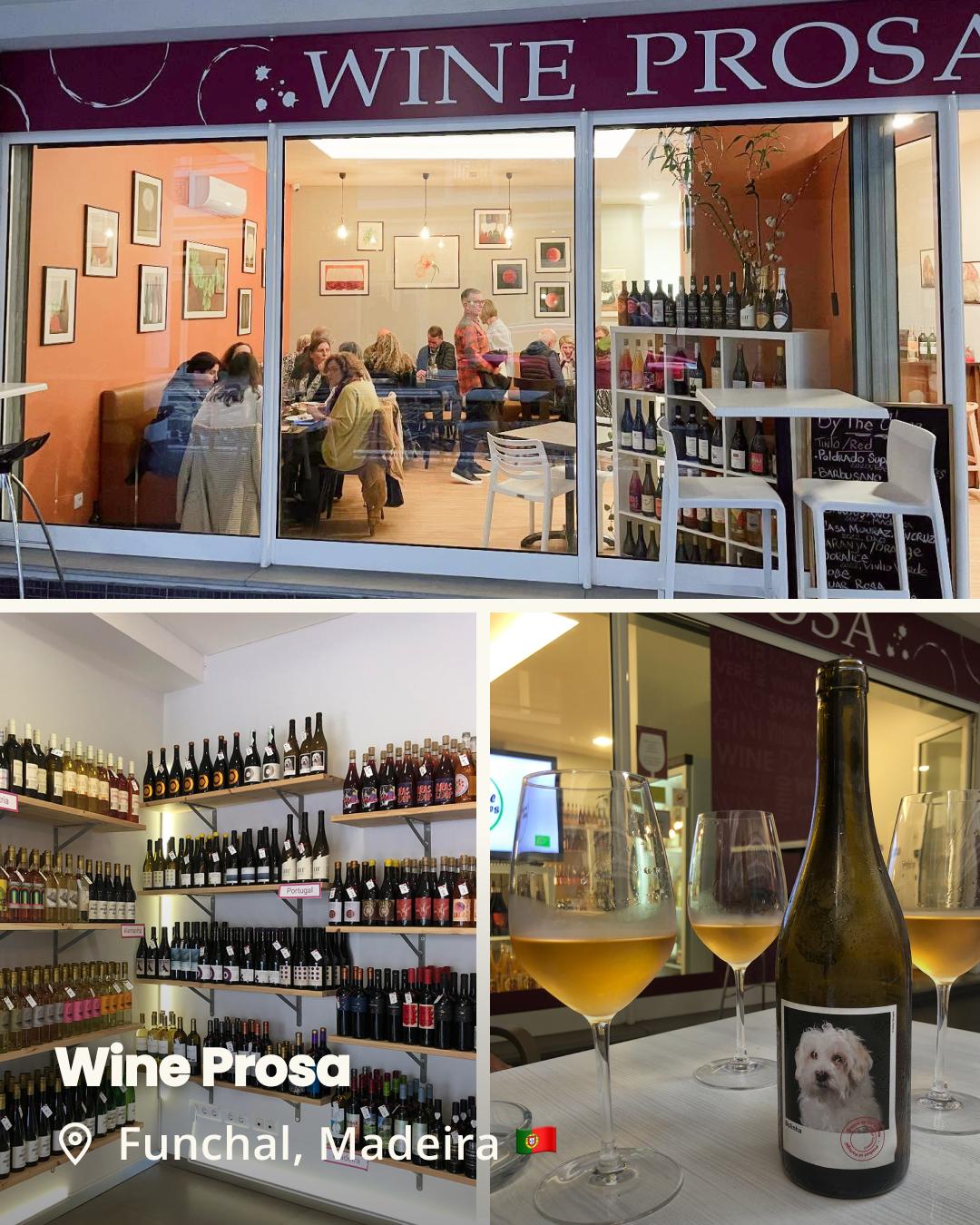 Wine Prosa, Funchal, Madeira - Natural wine shop and bar in Funchal