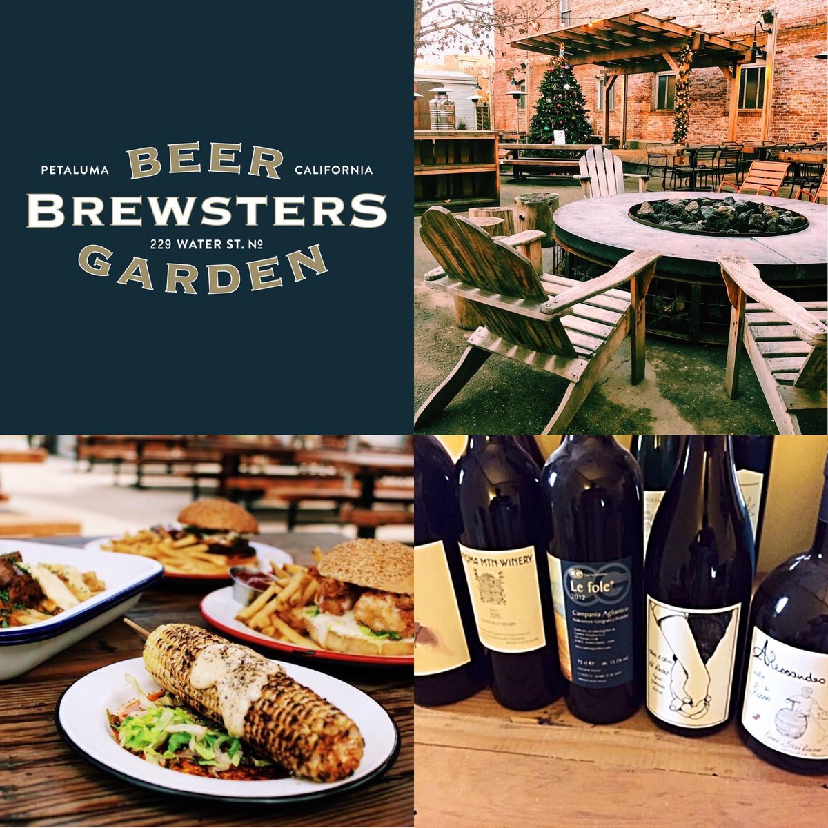 Youpi ! Découvrez Brewsters Beer garden : un nouveau restaurant à Petaluma en Californie