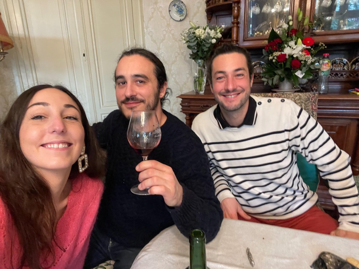 Camille, Manu and Gerard Dupuy