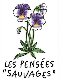 Les Pensées "sauvages" - Christelle Pineau logo