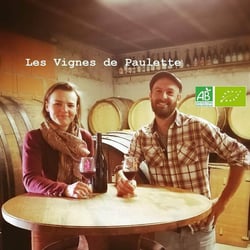 Les Vignes de Paulette - Clara Cauquil et Simon Mialon logo