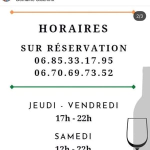 Bar éphèmère au Domaine Giachino