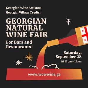 The First Natural Georgian Wine Artisans Fair 2024