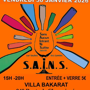 Dégustation des Vins S.A.I.N.S