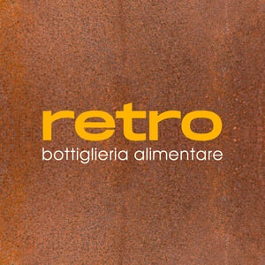 Retro bottiglieria alimentare logo