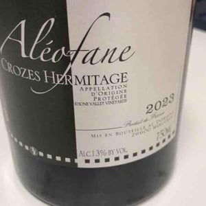 Aléofane Croze Hermitage Blanc - Domaine Aléofane - natacha-chave