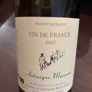 Antraigue Marsanne - Domaine Rouchier - Martine & Christian Rouchier -2020
