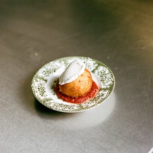 Arancino With Caponata, Ricotta And Sugo - Enoteca JZP - 1367884
