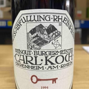 Bacchus Beerenauslese - Weingut Carl Koch - Agustin Novoa -1994