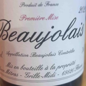 Beaujolais - Domaine Métras - yvon-metras