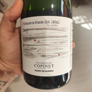 Blanc de Blanc Cuvée Brut - Champagne Copinet - marie-laure-alexandre-kowal-copinet