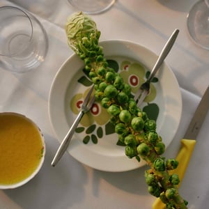"Bone-In" Brussel Sprouts - Cafe Remouillage - 1348518