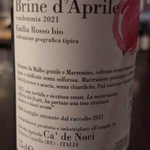Brine D’Aprile - Ca De Noci - Alberto & Giovanni Masini