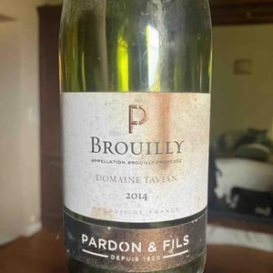 Brouilly - Domaine Tavian - pardon-et-fils -2014