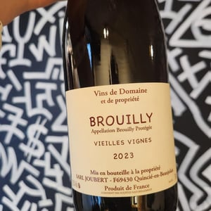Brouilly Vieilles Vignes - Domaine Marcel Joubert - Carine Joubert 