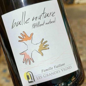 Bulle Nature Pet Nat blanc - Les Grandes Vignes - laurence-dominique-jean-francois-vaillant
