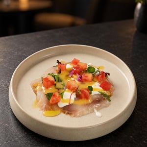 Carpaccio Di Ombrina - Osteria rosso di sera - 1390407