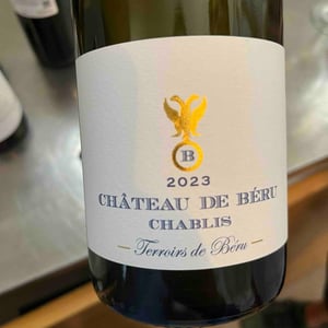 Chablis "Terroirs de Béru" - Château de Béru - Athénaïs de Béru 