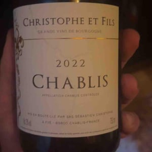 Chablis - Domaine Christophe et Fils - sebastien-christophe -2022