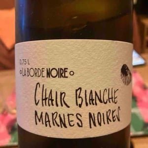 Chair blanche marnes noires (label since 2020) - La Bancale - bastien-baillet-celine-schuers