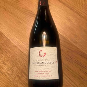 Garvaux Rosé de Saignée de Pinot Noir - Champagne Christian Gosset - Christian Gosset -2020
