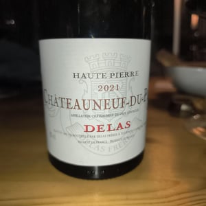 Chateauneuf-du-Pape - Haute Pierre - delas -2021