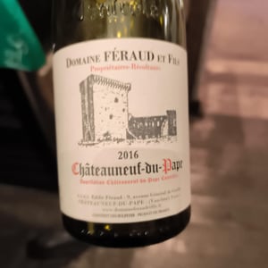 Châteauneuf-du-Pape rouge - Domaine Féraud et Fils - yannick-feraud -2020