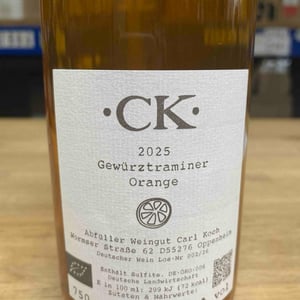 Gewürztraminer Orange - Weingut Carl Koch - Agustin Novoa -2025