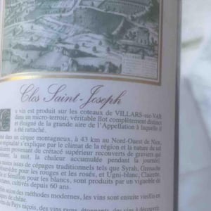 Clos Saint-Joseph Blanc - Clos Saint-Joseph - Constance Malangé & Roch Sassi 