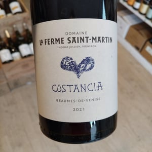 Costancia - La Ferme Saint-Martin - Les Vins de Thomas - Sophie & Thomas Jullien 