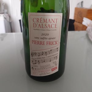Crémant - Domaine Pierre Frick - Jean-Pierre, Chantal et Thomas Frick -2017