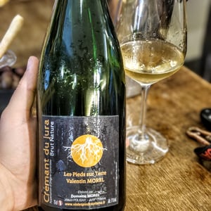 Crémant du Jura Brut Nature - Les Pieds Sur Terre - Valentin Morel 