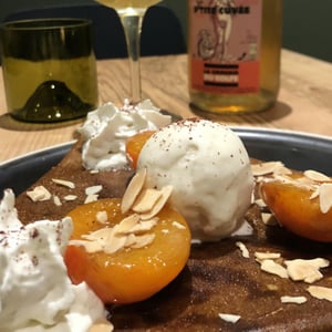 Crêpe Abricots Pochés - Comme un grain - 939715