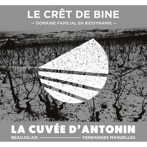 Cuvée D’Antonin new label - Domaine Du Crêt De Bine - Geoffroy Subrin & Florence Subrin Dodille