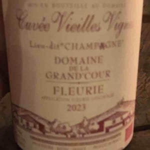 Cuvée Vieilles Vignes "Champagne" - Domaine de la Grand'Cour - jean-louis-dutraive