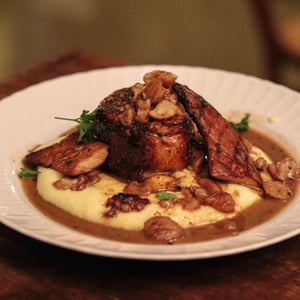 Faraona Ripiena, Purè Di Patate, Castagne E Cardoncelli - SEMI DI VINO - 1403276