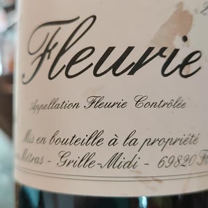 Fleurie - Domaine Métras - yvon-metras