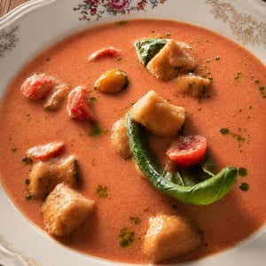 Gazpacho Di Pomodori E Fragole - Retro bottiglieria alimentare - 1367761