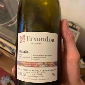 Hürrüp - Domaine Etxondoa - olivier-pouchoulou