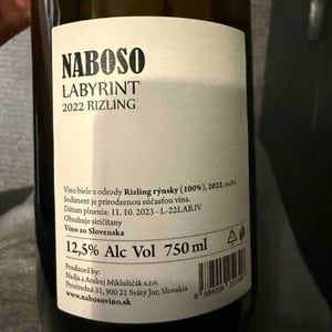 Labyrint Riesling - Naboso - Nadja & Andrej Miklusicak -2022