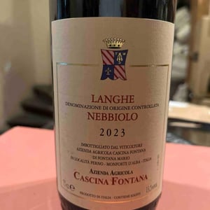 Langhe Nebbiolo - Cascina Fontana - mario-fontana