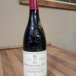 Le pied du baud châteauneuf- du-pape - Domaine santa duc - yves-benjamin-gras