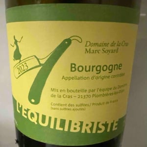 L'equilibriste blanc - Domaine de la Cras - marc-soyard -2022