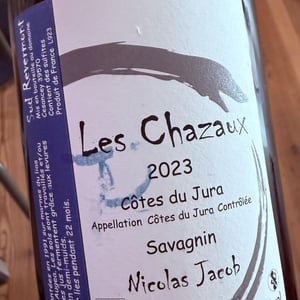 Les Chazaux Savagnin - Nicolas Jacob - Nicolas Jacob -2020