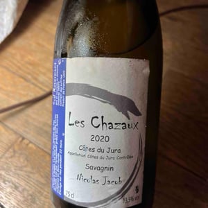 Les Chazaux Savagnin - Nicolas Jacob - Nicolas Jacob -2020
