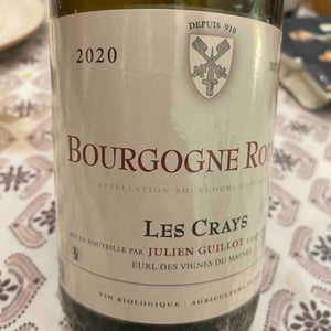 Les Crays - Clos des Vignes du Maynes - Julien Guillot 