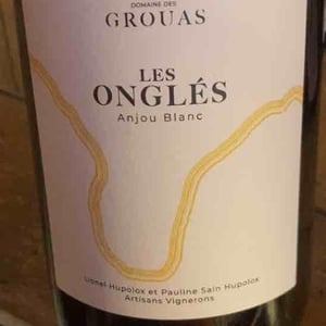 Les Onglés - Domaine des Grouas - Lionel Hupolox & Pauline Sain Hupolox -2022