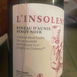 L'Insolent - Chai L'insolent - francois-ecot